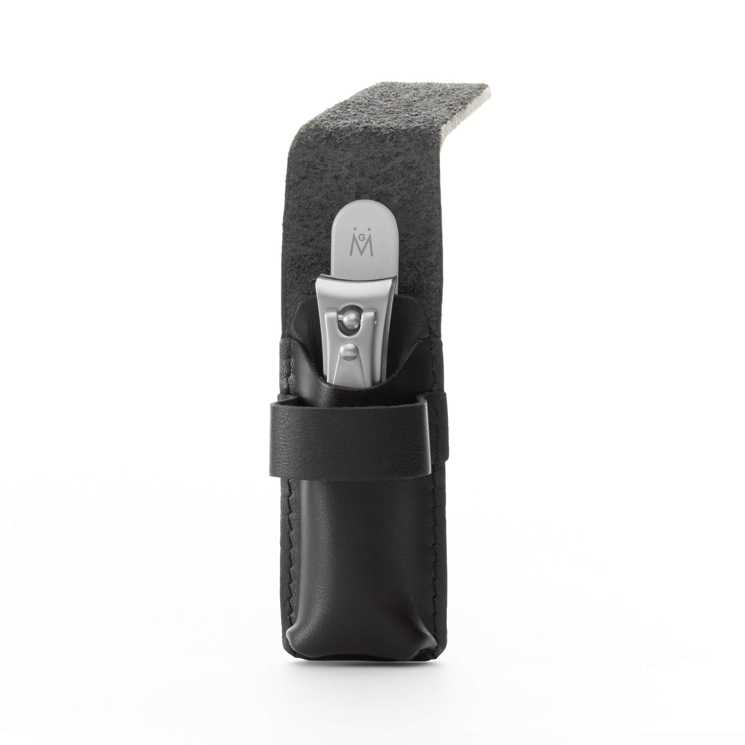 2 Piece Set: Fingernail Clipper and Mini Glass Nail File
