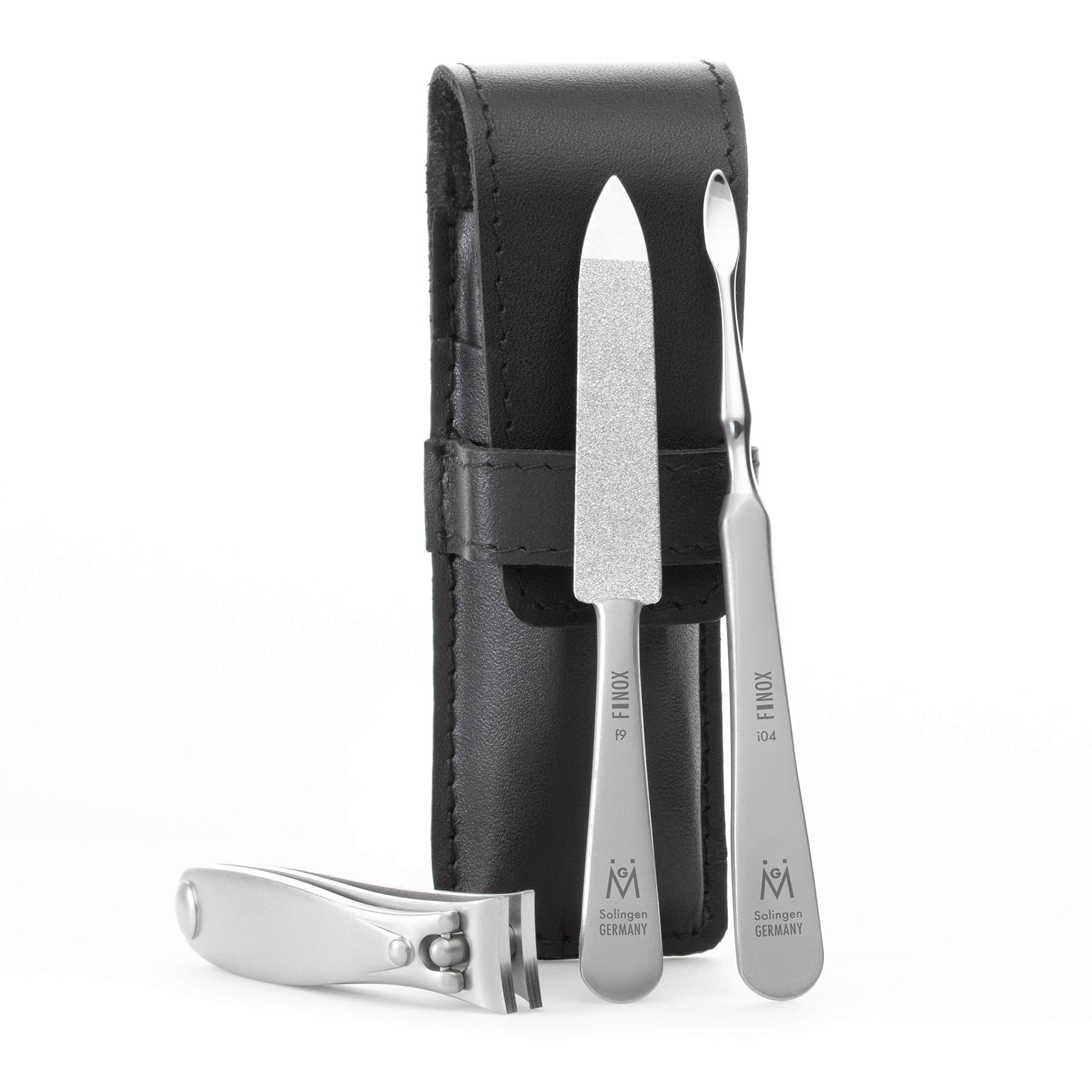 3 Piece Set: Nail Clipper, Sapphire Nail File, and Nail Cleaner