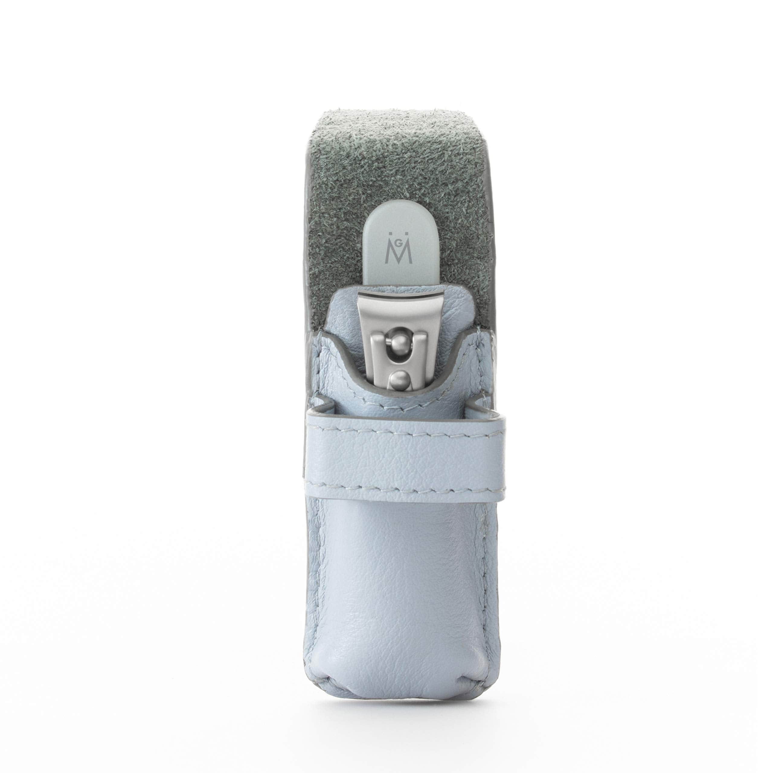 2 Piece Set: Fingernail Clipper and Mini Glass Nail File